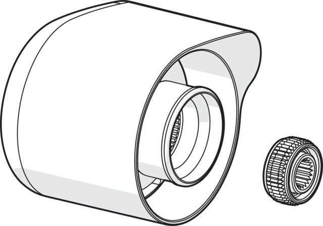 Hansa Absperrgriff HANSA 1006422V chr  1006422V von Hansa