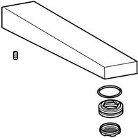 Hansa Auslauf 59914021 Rosette eckig Ausladung 197mm Chrom von Hansa