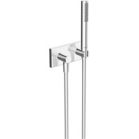 Hansa Brause-Set HANSALIVING 1-strahl., mit Wandanschlussbogen, chrom von Hansa