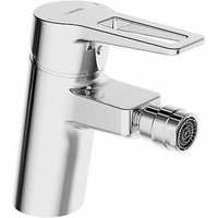 Hansa - Twist - Bidet-Einhebelmischer mit Ablaufgarnitur, chrom 09063285 von Hansa