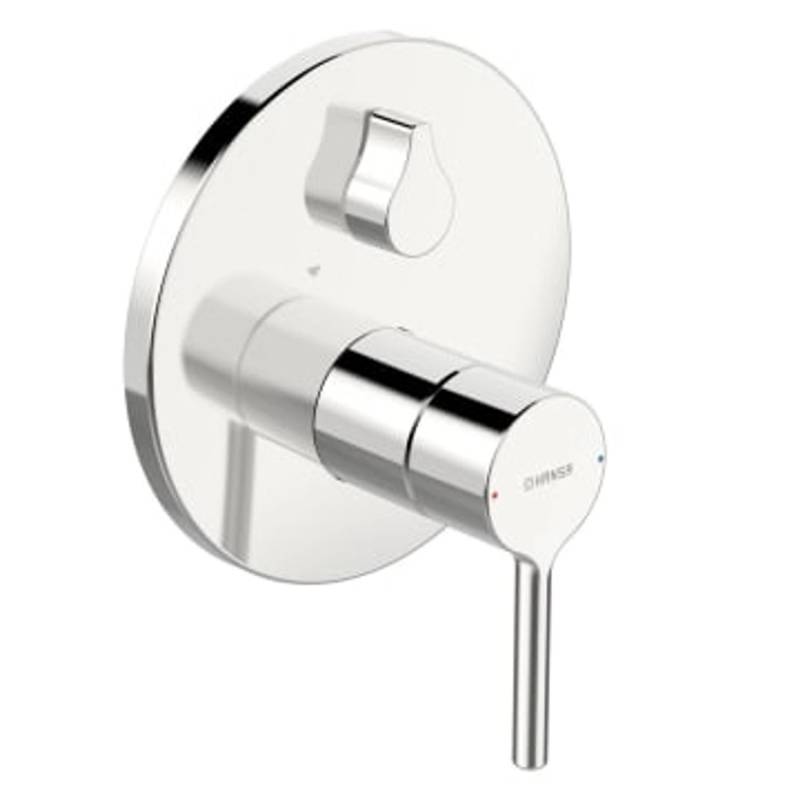 Hansa Einhand-Wannen-Funktionseinheit HANSAVANTIS Rosette rund Pinhebel in Chrom von Hansa