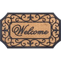 HANSE Home Fußmatte "Gummi-Kokos Braided Classic Welcome Ornament, Türmatte" rechteckig 8 mm Höhe Kokos, Gummi, Schmutzfangmatte, Outdoor, Rutschfest, Innen, Kokosmatte HANSE Home Fußmatte "Gummi-Kokos Braided Classic Welcome Ornament, Türmatte" rechteckig 8 mm Höhe Kokos, Gummi, Schmutzfangmatte, Outdoor, Rutschfest, Innen, Kokosmatte von Hanse Home