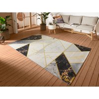 HANSE Home Outdoorteppich "Noble", rechteckig, 3 mm Höhe, In-& Outdoor, Teppich, Wetterfest, Balkon, Garten, Wohnzimmer, Gold HANSE Home Outdoorteppich "Noble", rechteckig, 3 mm Höhe, In-& Outdoor, Teppich, Wetterfest, Balkon, Garten, Wohnzimmer, Gold von Hanse Home