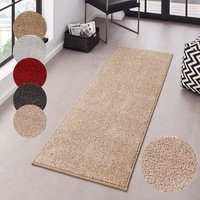 HANSE Home Teppich "Pure 100 Kurzflor" rechteckig 13 mm Höhe Kurzflor, uni, umkettelt, Läufer, Wohnzimmer, Kinderzimmer, Flur von Hanse Home