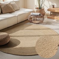 HANSE Home Teppich "Rangpur Juteteppich" rund 10 mm Höhe Handgewebt, 100% Jute, Natur, Wohnzimmer, Flur, Boho, Skandi HANSE Home Teppich "Rangpur Juteteppich" rund 10 mm Höhe Handgewebt, 100% Jute, Natur, Wohnzimmer, Flur, Boho, Skandi von Hanse Home