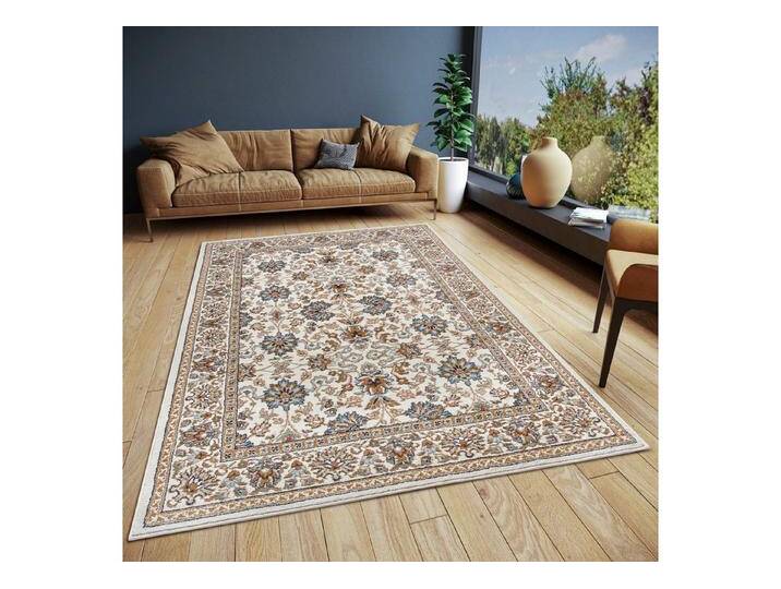 HANSE Home Teppich Saraceni, rechteckig, Höhe: 8 mm, Läufer, Orientalisch, Kurzflor, Wohnzimmer, Schlafzimmer, Esszimmer, beige von Hanse-Home