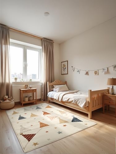 Hanse Home Adventures Kinderteppich - Wimpel Party Spielteppich, Modernes Design, Spielmatte, Krabbelteppich Junge Mädchen für Kinderzimmer, Jugendzimmer, Wohnzimmer - Creme Multifarben, 160x235cm Hanse Home Adventures Kinderteppich - Wimpel Party Spielteppich, Modernes Design, Spielmatte, Krabbelteppich Junge Mädchen für Kinderzimmer, Jugendzimmer, Wohnzimmer - Creme Multifarben, 160x235cm von Hanse Home