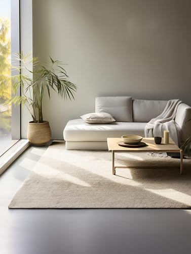 Hanse Home Jute Teppich – Natur Wohnzimmerteppich aus 100% Jute - Handgewebt & Natürlich – Boho Naturfaser Juteteppich für Wohnzimmer, Schlafzimmer, Esszimmer – Naturweiß Ivory, 160x230cm Hanse Home Jute Teppich – Natur Wohnzimmerteppich aus 100% Jute - Handgewebt & Natürlich – Boho Naturfaser Juteteppich für Wohnzimmer, Schlafzimmer, Esszimmer – Naturweiß Ivory, 160x230cm von Hanse Home