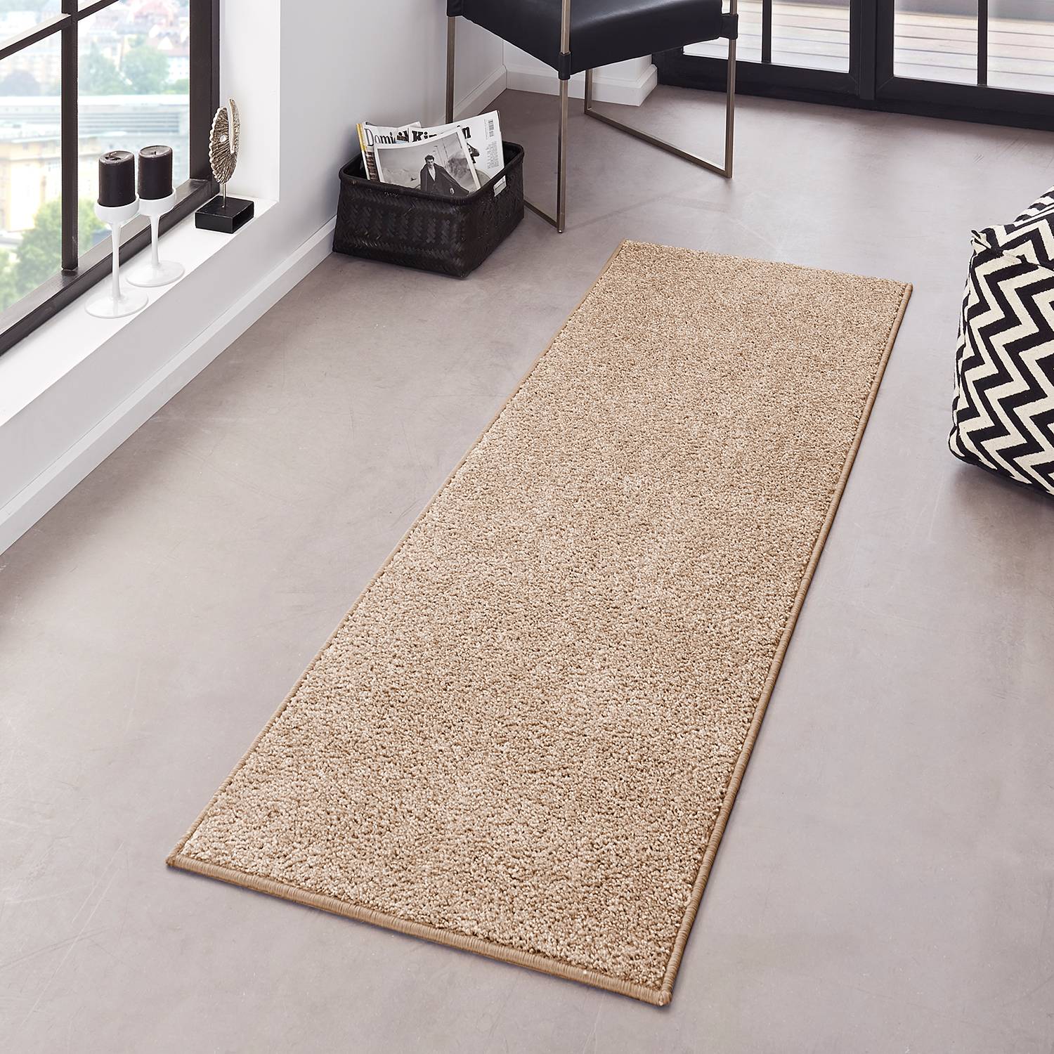 Hanse Home Läufer Pure Beige 80x300 cm (BxT) Mischgewebe von Hanse Home