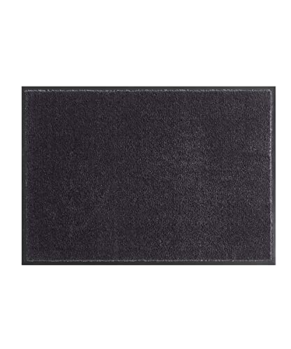 Hanse Home Waschbare Schmutzfangmatte Soft & Clean Schwarz, 100x180 cm von Hanse Home