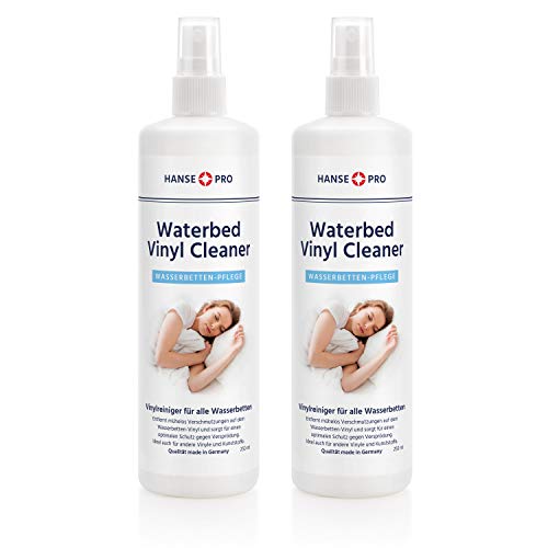 Hanse Pro Waterbed Vinyl Cleaner, 2 x 250 ml I Vinyl-Reiniger I Pflege-Reiniger I Wasserbetten-Pflege I Wasserbett-Zubehör von Hanse Pro