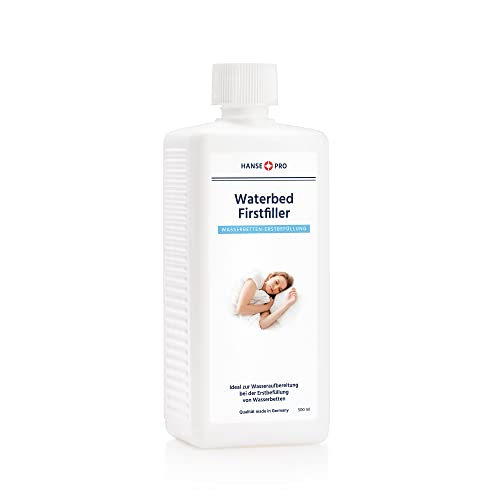Hanse Pro Waterbed Firstfiller, 1 x 500 ml I Optimale Erstbefüllung von Wasserbetten I Extra starker Schutz I Wasserbett-Pflege I Spezial Konditionierer I Hochwirksam gegen Baktieren und Algen von Hanse Pro
