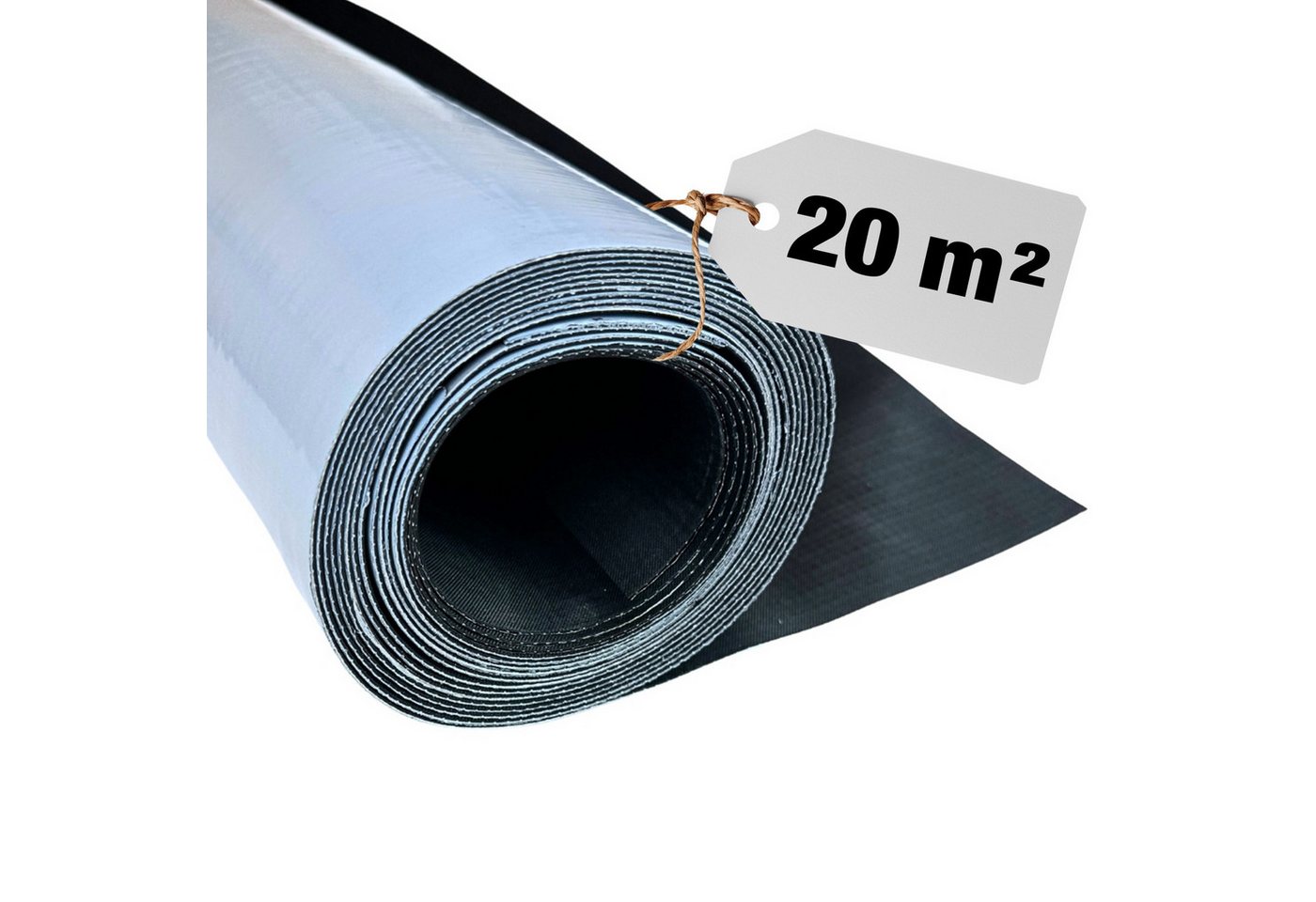 Hanse Syntec Systems Dachbahn Dachfolie selbstklebendes EPDM "EasyStick"- 5m² Dachbahn, KSK, (20-St), selbstklebend, 100x500cm, schwarz von Hanse Syntec Systems