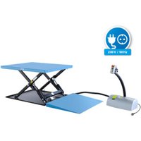 HanseLifter Hubtisch mit Auffahrrampe, Tragf.: 1.000 kg, 230 V, Typ: HTF-G-230 von HanseLifter