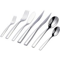 Hanseatic Besteck-Set "EXCLUSIVE", (Set, 42 tlg.), stehendes Design von Ess- und Steakmessern von Hanseatic