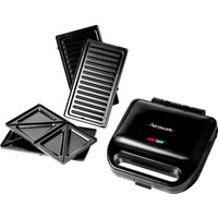 Hanseatic Waffeleisen "HWM750BD 3-in-1-Sandwichmaker, Waffeleisen & Kontaktgrill", 750 W von Hanseatic