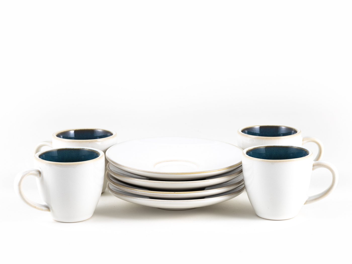 Hanseküche Espressotasse Hanseküche Espressotassen Set aus Steingut 4er Set, Steingut, Dickwandiges Steingut Hanseküche Espressotasse Hanseküche Espressotassen Set aus Steingut 4er Set, Steingut, Dickwandiges Steingut von Hanseküche