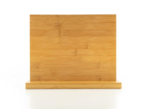 Hanseküche Messerblock - Messerhalter ohne Messer aus Holz Messerbrett beidseitig (Holzboden Bambus) von Hanseküche