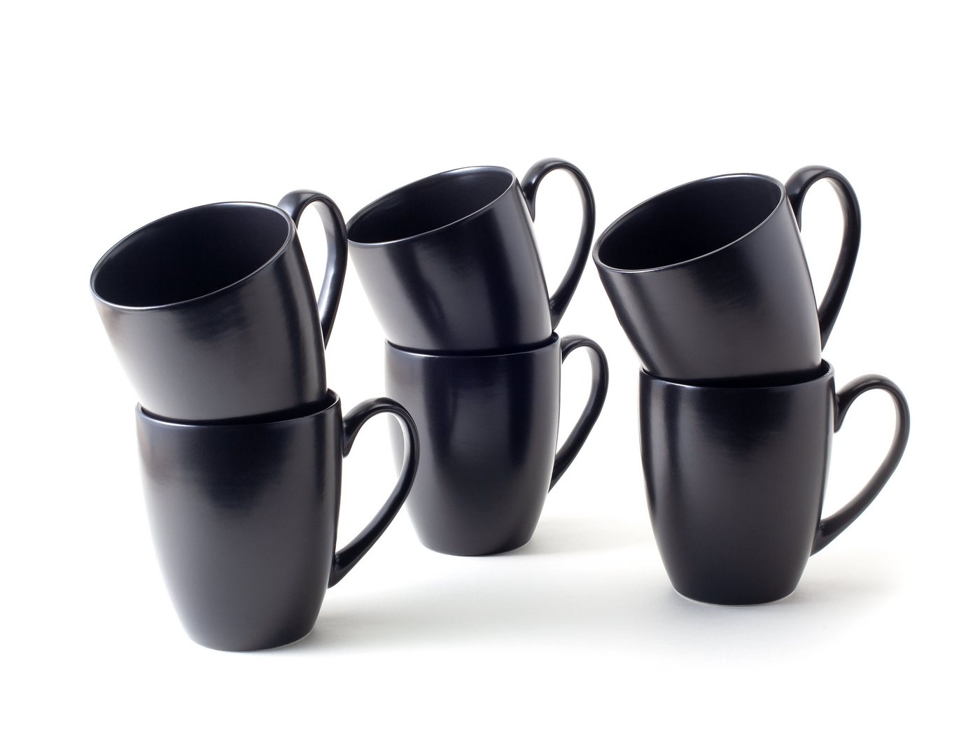 Hanseküche Tasse Kaffeebecher Set aus hochwertiger Keramik, Keramik, Optimales Volumen, Modernes Design Hanseküche Tasse Kaffeebecher Set aus hochwertiger Keramik, Keramik, Optimales Volumen, Modernes Design von Hanseküche
