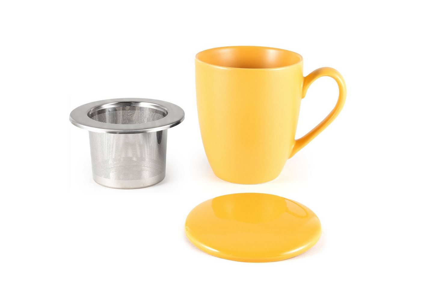 Hanseküche Tasse Teetasse mit Deckel und Sieb – XXL Teebecher 650ml, Keramik, mit Ultrafeinfilter, Thermoeffekt, Dickwandige Keramik Hanseküche Tasse Teetasse mit Deckel und Sieb – XXL Teebecher 650ml, Keramik, mit Ultrafeinfilter, Thermoeffekt, Dickwandige Keramik von Hanseküche