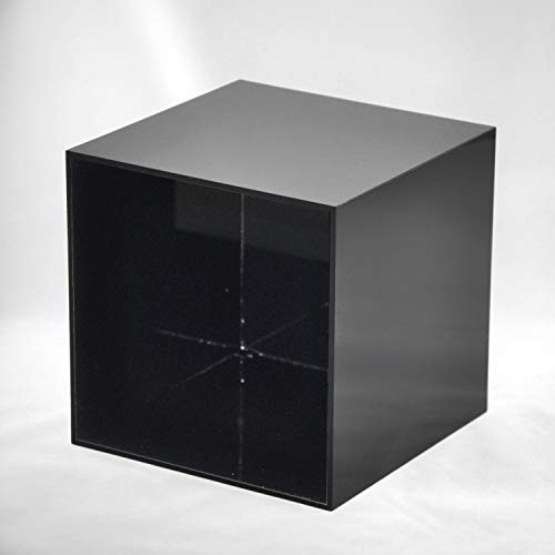 Hansen Deko-Box/CD Box/Regalwürfel aus Acrylglas; 150 x 150 x 150 mm; schwarz von Hansen Werbetechnik