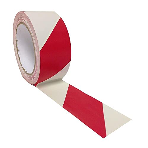 500m / 75mm Rolle ABSPERRBAND rot-weiß Flatterband Warnband Trassenband von Hansepack24