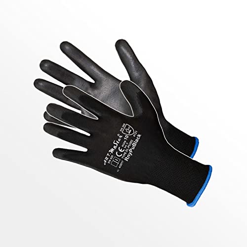 Hansepack24 Nylonhandschuhe | Arbeitshandschuhe Bauhandschuhe Schutzhandschuhe Montagehandschuhe | EN 388 (Größe 9 (24 Paar)) von Hansepack24