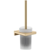 Hansgrohe - AddStoris Wand-WC-Bürstenhalter aus Mattglas, Bronze gebürstet (41752140) von Hansgrohe