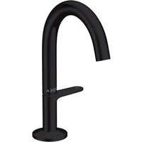 Axor One - Waschtischarmatur mit Push-Open-Ablauf, schwarz matt 48010670 von AXOR