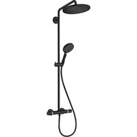 Hansgrohe - Croma Select s Duschsäule Showerpipe 280 1j und mit Thermostat, Mattschwarz (HG-26890670) von Hansgrohe