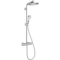 Crometta s 240 Duschsäule 1 Strahl, mit Thermostatmischer, Chrom (HG-27267000) - Hansgrohe von Hansgrohe