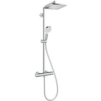 Hansgrohe - Duschsäule mit Thermostatmischer aus verchromtem Messing Crometta von Hansgrohe