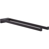 Hansgrohe - AddStoris - Handtuchhalter zweiarmig, Länge: 45 cm, schwarz matt 41770670 von Hansgrohe