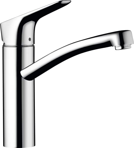 hansgrohe Küchenarmatur MyCube, Wasserhahn Küche mit Auslauf Höhe 160 mm, wassersparend, 360° drehbar, 1 Strahlart, Chrom von hansgrohe