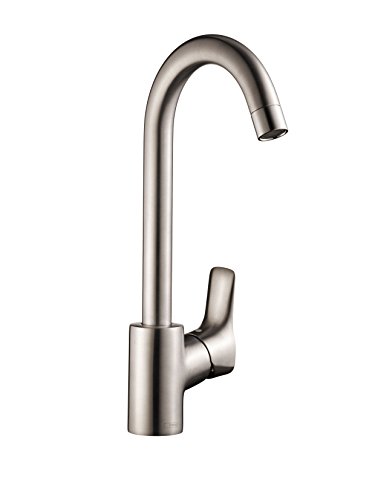 Hansgrohe MySport L Mischbatterie für Küchenspüle, grau, 13862800 von hansgrohe