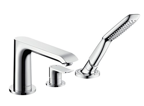 hansgrohe Metris 3-Loch Einhebel-Wannenrandarmatur, Chrom hansgrohe Metris 3-Loch Einhebel-Wannenrandarmatur, Chrom von hansgrohe