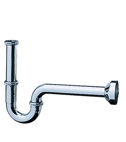 hansgrohe Siphon (Röhrensiphon für Waschbecken) chrom, Klein von hansgrohe