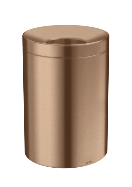 Hansgrohe AXOR Universal Circular Abfalleimer, 42872, Farbe: Brushed Red Gold von Hansgrohe