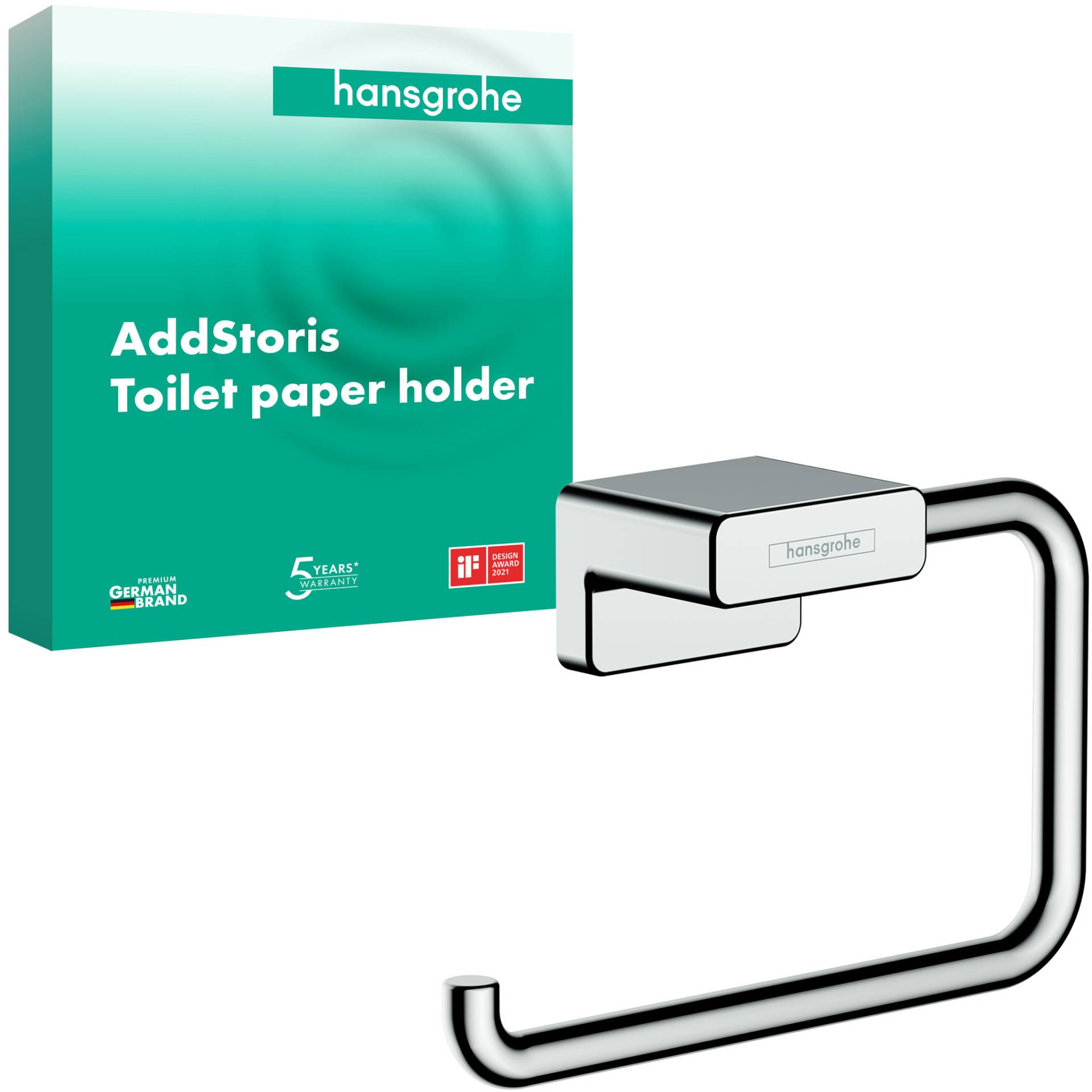 hansgrohe AddStoris Toilettenpapierhalter, 41771000 hansgrohe AddStoris Toilettenpapierhalter, 41771000 von Hansgrohe