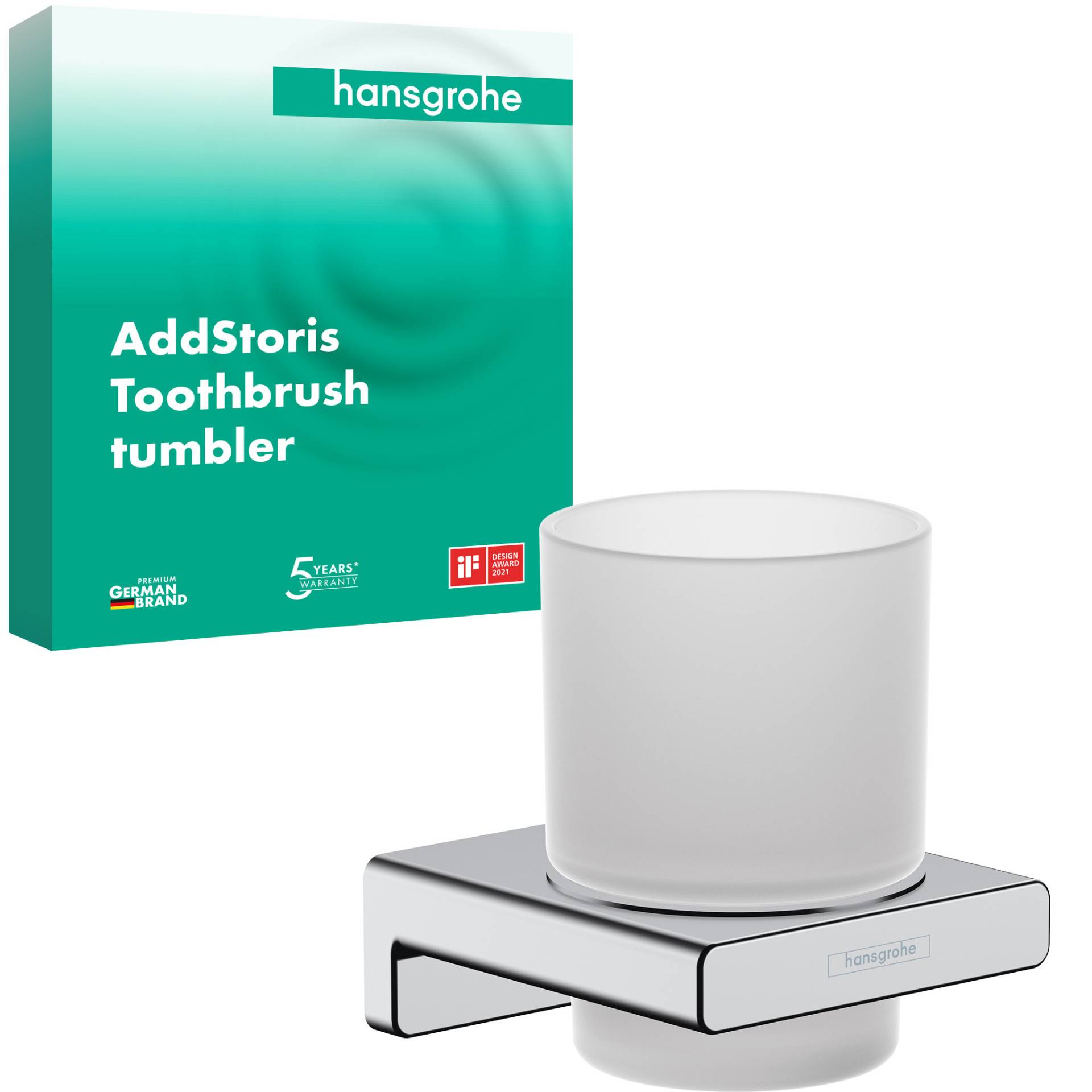 hansgrohe AddStoris Zahnputzbecher, 41749000 hansgrohe AddStoris Zahnputzbecher, 41749000 von Hansgrohe