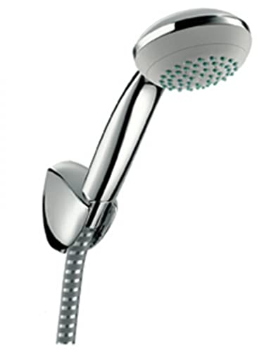 hansgrohe Crometta 85 Duschkopf, inkl. Duschkopfhalterung, Chrom, 1 Strahlart von hansgrohe