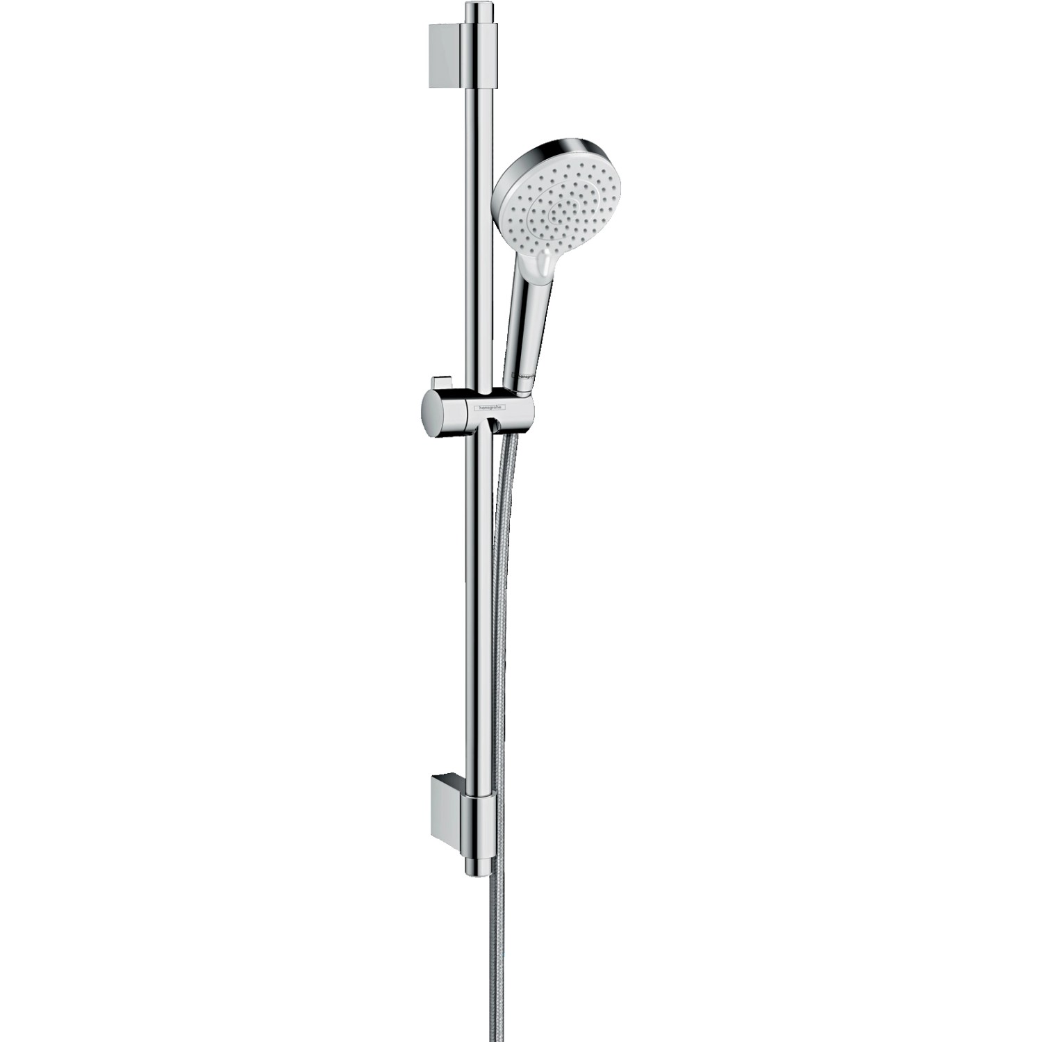 Hansgrohe Brauseset Vario Crometta mit Brausestange 72 cm Weiß/Chrom von Hansgrohe