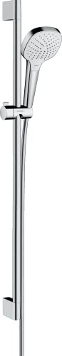 hansgrohe Croma Select E wassersparendes Duschset 0,90m, 3 Strahlarten, Weiß/Chrom von hansgrohe