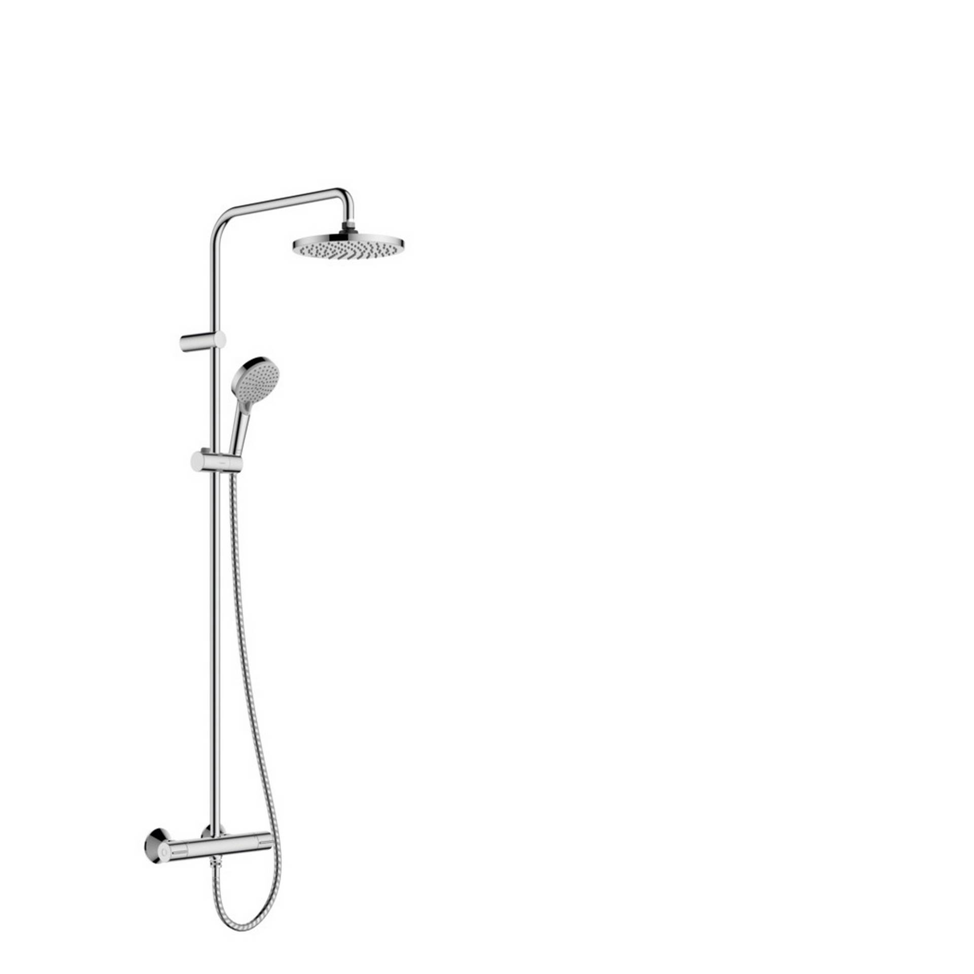 Hansgrohe Duschsystem 'Vernis Blend 200' chromfarben mit Thermostat von Hansgrohe