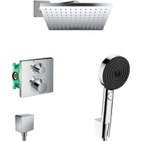 Ecostat Shape Pulsify All-in-One Unterputz-Duschset mit Kopfbrause 230 xxl + Handbrause mit 3 Strahlarten Performance - Hansgrohe von Hansgrohe