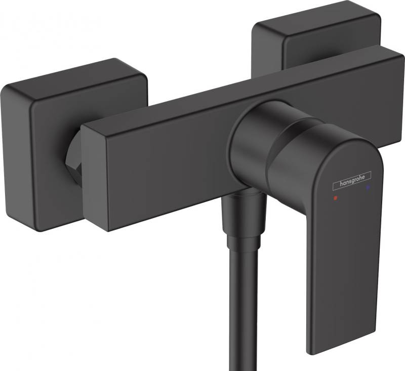Hansgrohe Einhebel-Brausemischer Aufputz Vernis Shape mattschwarz von Hansgrohe