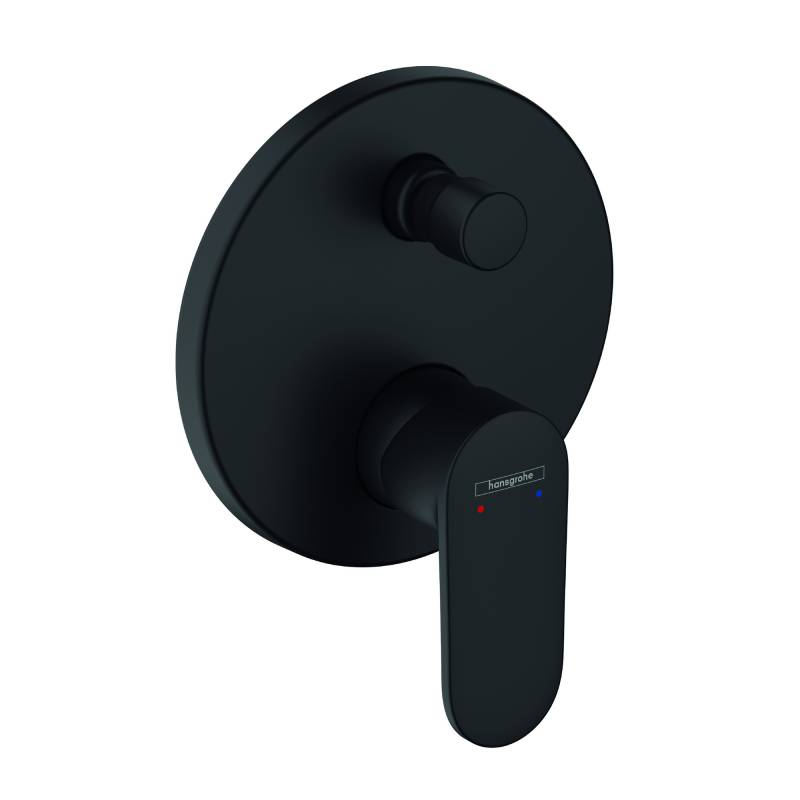 Hansgrohe Einhebel-Wannenmischer 'Vernis Blend' Unterputz für iBox universal, mattschwarz von Hansgrohe