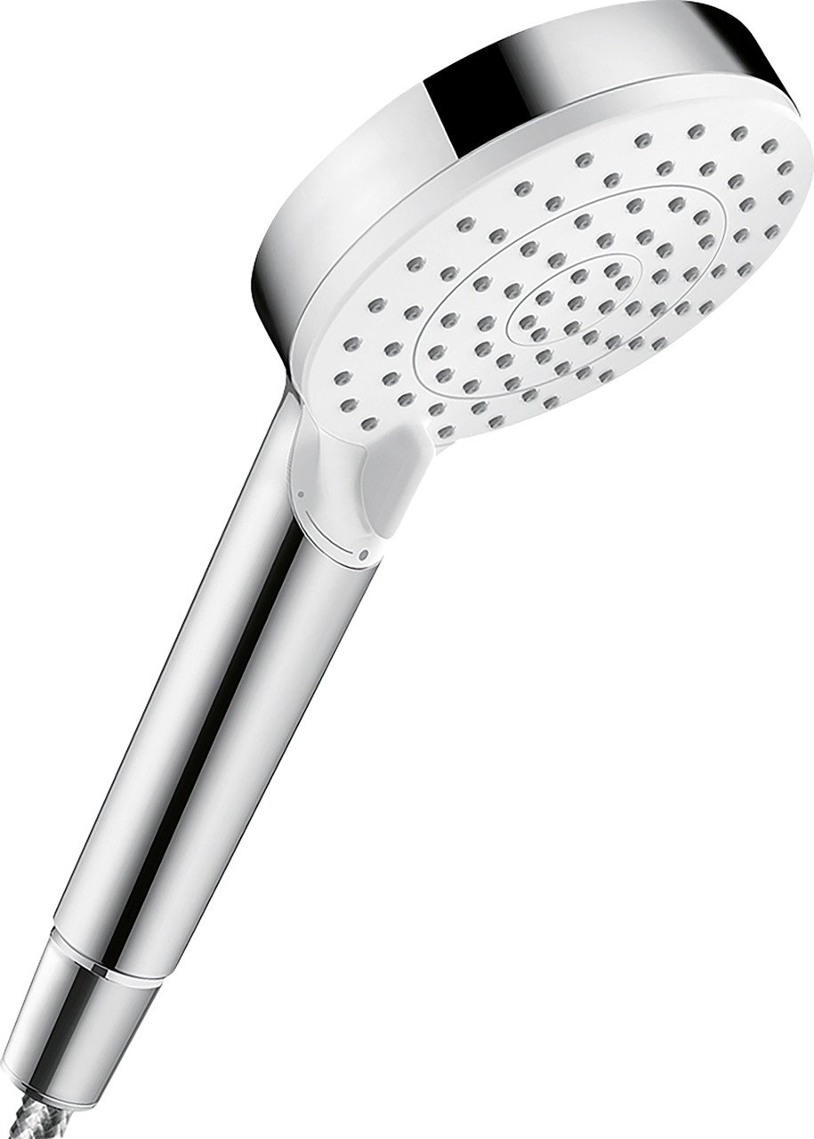 Hansgrohe Handbrause 2 Strahlarten Crometta Vario EcoSmart chrom-weiß von Hansgrohe