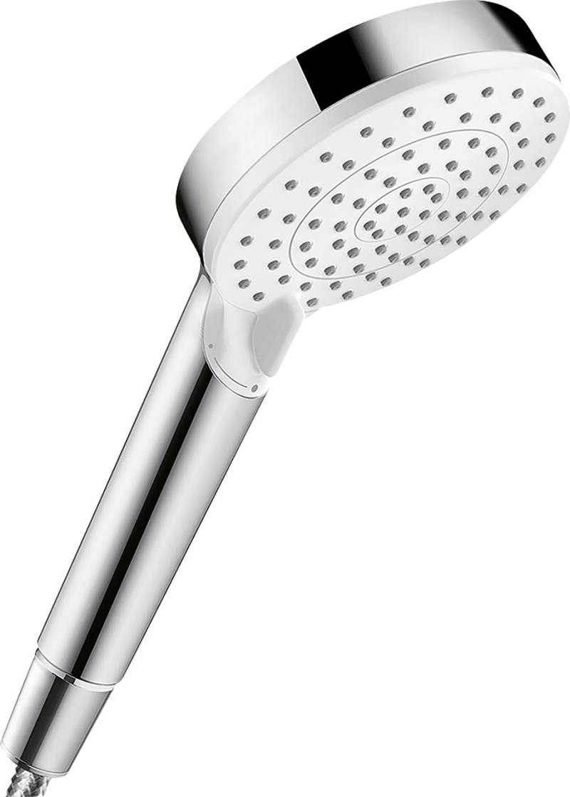 Hansgrohe Handbrause 2 Strahlarten Crometta Vario EcoSmart chrom-weiß von Hansgrohe