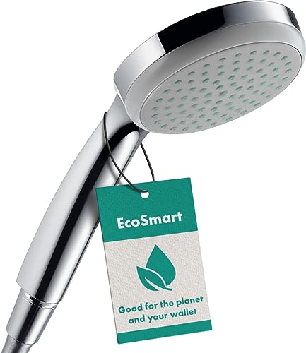 hansgrohe wassersparender Duschkopf Croma 100, Sparduschkopf, Duschbrause, Chrom von hansgrohe